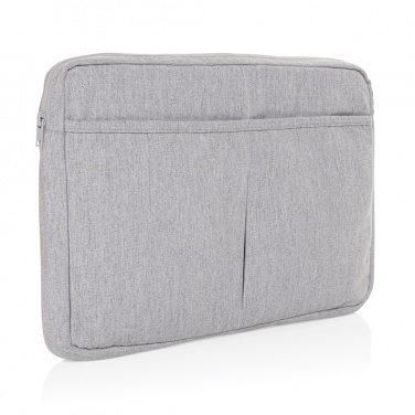 Logo trade promotional giveaways image of: Laluka AWARE™ recycled cotton 15.6 inch laptop sleeve