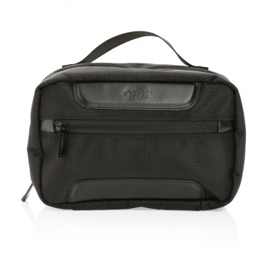 Logo trade promotional giveaways image of: Swiss Peak AWARE™ RPET Voyager toiletry bag