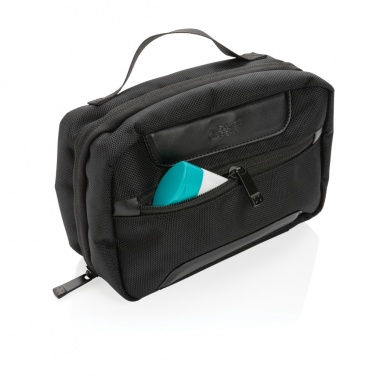 Logotrade promotional giveaways photo of: Swiss Peak AWARE™ RPET Voyager toiletry bag