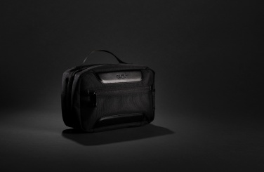 Logo trade corporate gifts image of: Swiss Peak AWARE™ RPET Voyager toiletry bag