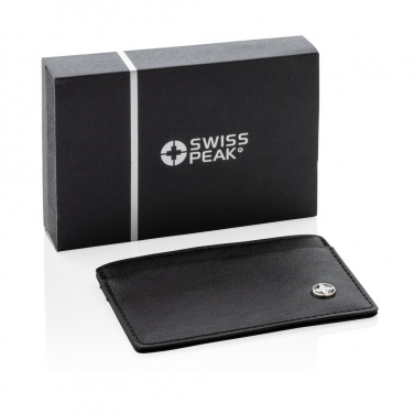 Logo trade promotional items image of: RFID anti-skimming card holder