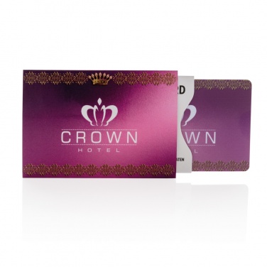Logotrade corporate gift image of: Anti-skimming RFID shield card with active jamming chip
