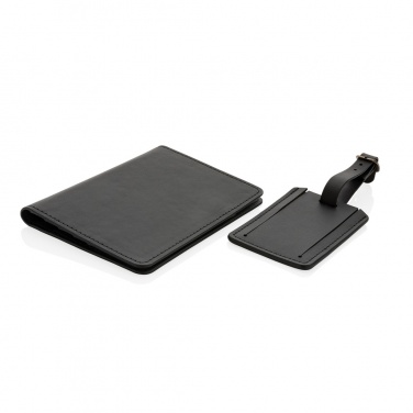 Logo trade promotional giveaway photo of: Swiss Peak GRS recycled PU travel gift set