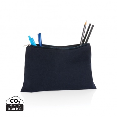 Logo trade promotional merchandise image of: Impact Aware™ 285 gsm rcanvas pencil case undyed