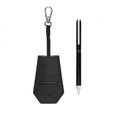 Logo trade promotional products picture of: SP Tula RCS certified recycled PU key holder and pen set