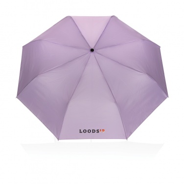Logotrade promotional gift image of: 21" Impact AWARE™ 190T mini auto open umbrella