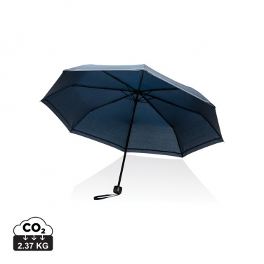 Logotrade business gift image of: 20.5"Impact AWARE™ RPET 190T pongee mini reflective umbrella