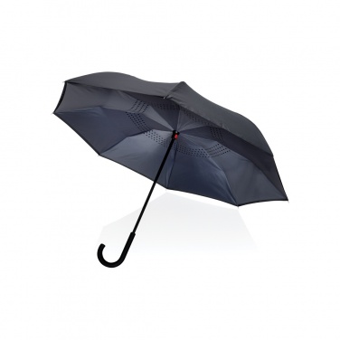 Logo trade promotional items image of: 23" Impact AWARE™ RPET 190T reversible umbrella