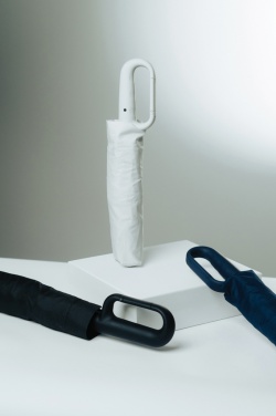 Logotrade corporate gift picture of: Yara 21" AWARE™ RPET solid colour umbrella with carabiner