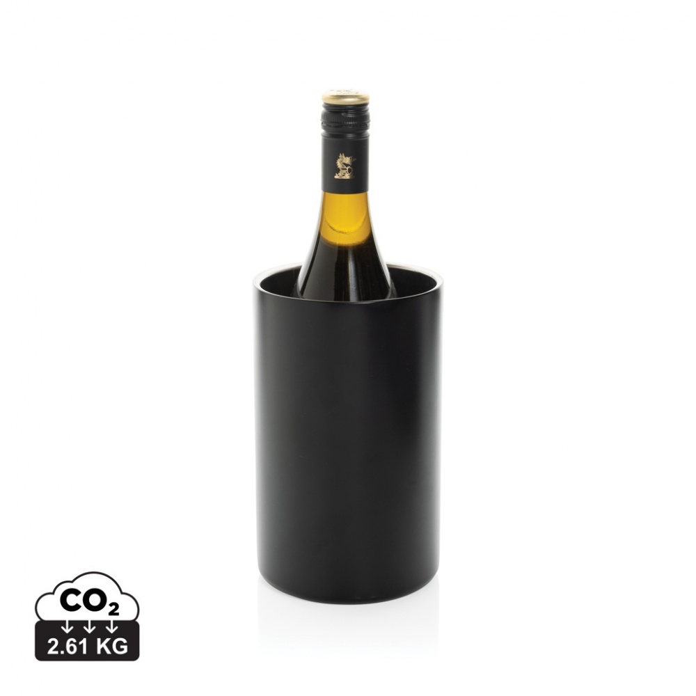 Logo trade advertising products image of: Vino RCS certified recycled stainless steel wine bucket