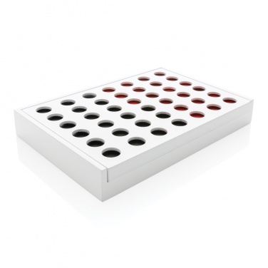 Logo trade promotional giveaways image of: Connect four wooden game