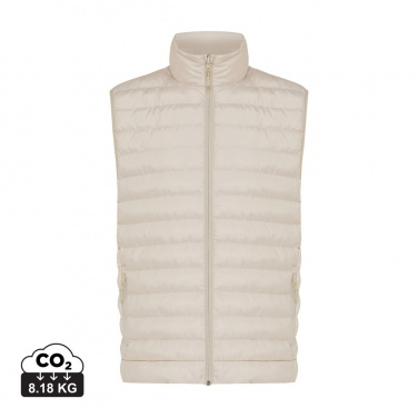 Logo trade promotional products image of: Iqoniq Meru men recycled polyester bodywarmer