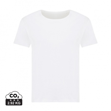 Logo trade promotional giveaway photo of: Iqoniq Yala women lightweight recycled cotton t-shirt
