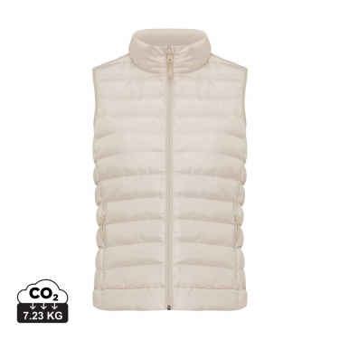 Logo trade corporate gifts image of: Iqoniq Meru women recycled polyester bodywarmer