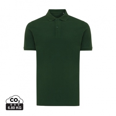 Logo trade promotional gift photo of: Iqoniq Yosemite recycled cotton pique polo