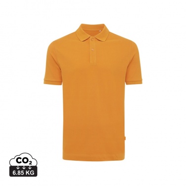 Logo trade promotional giveaway photo of: Iqoniq Yosemite recycled cotton pique polo