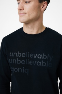 Logo trade promotional gift photo of: Iqoniq Zion recycled cotton crew neck