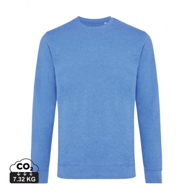 Logo trade promotional gifts image of: Iqoniq Denali recycled cotton crew neck undyed