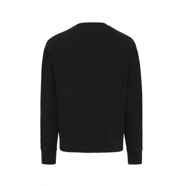 Logo trade corporate gifts image of: Iqoniq Kruger relaxed recycled cotton crew neck