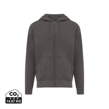 Logo trade promotional items picture of: Iqoniq Abisko recycled cotton zip through hoodie