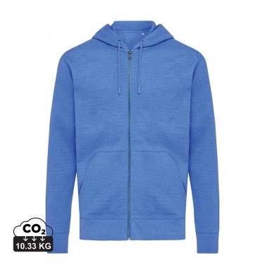Logotrade promotional product picture of: Iqoniq Abisko recycled cotton zip through hoodie