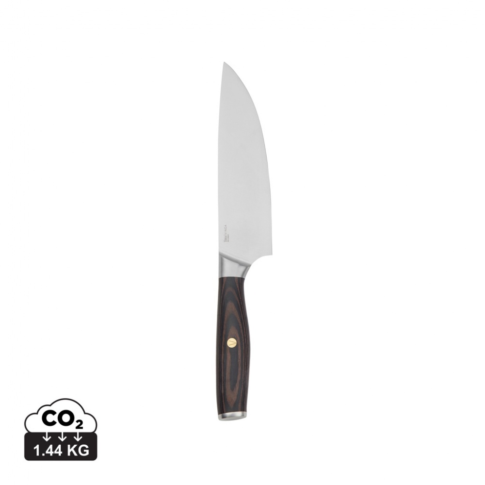 Logo trade promotional giveaways image of: VINGA Tara RCS recycled steel chef's knife