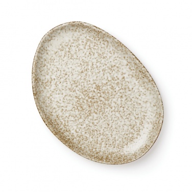 Logo trade promotional item photo of: VINGA Nuvem stoneware serving plate