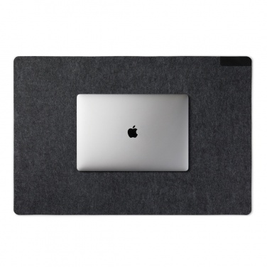 Logotrade promotional gift picture of: VINGA Albon GRS recycled felt desk pad