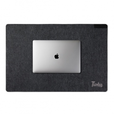 Logo trade advertising products image of: VINGA Albon GRS recycled felt desk pad