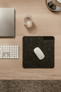 Logo trade promotional merchandise photo of: VINGA Albon GRS recycled felt mouse pad