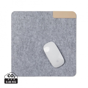Logo trade business gift photo of: VINGA Albon GRS recycled felt mouse pad