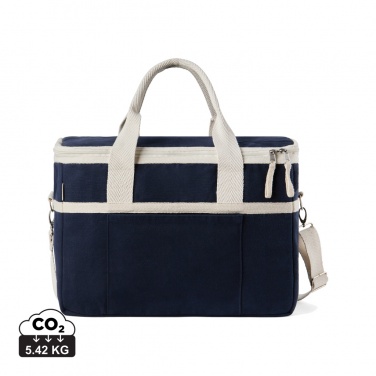 Logo trade promotional giveaways image of: VINGA Volonne AWARE™ recycled canvas cooler basket