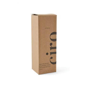 Logotrade advertising product picture of: VINGA Ciro RCS recycled vacuum bottle 300ml