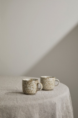 Logo trade promotional merchandise image of: VINGA Nuvem stoneware mug, 2 pcs set