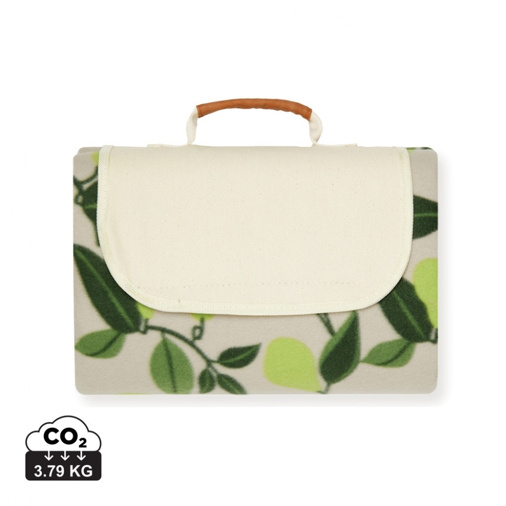 Logo trade corporate gifts image of: VINGA Daya GRS RPET picnic blanket