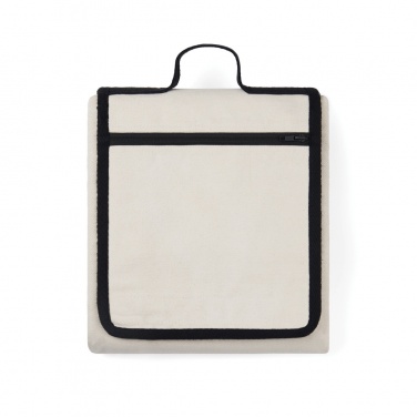 Logo trade promotional giveaways picture of: VINGA Volonne AWARE™ recycled canvas picnic blanket