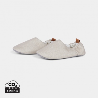 Logo trade advertising product photo of: VINGA Moulton RCS RPET slippers S/M