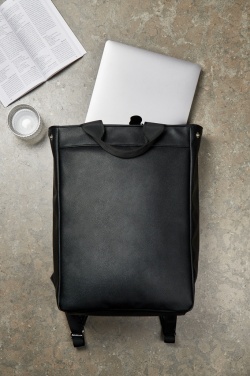 Logo trade promotional items image of: VINGA Bermond RCS recycled PU backpack