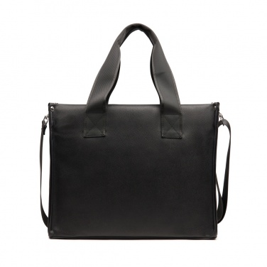 Logo trade promotional giveaways image of: VINGA Bermond RCS recycled PU tote bag