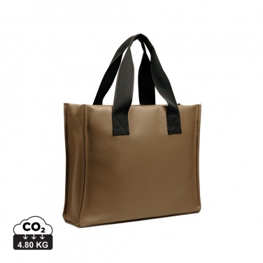 Logotrade promotional gift image of: VINGA Bermond RCS recycled PU tote bag