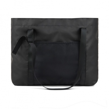 Logo trade promotional giveaways image of: VINGA Livorno GRS recycled polyester maxi tote