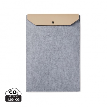 Logo trade business gift photo of: VINGA Albon GRS recycled felt 17" laptop sleeve