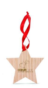 Logotrade promotional gifts photo of: Star shaped hanger