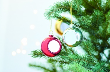 Logo trade promotional products picture of: Christmas ball for sublimation