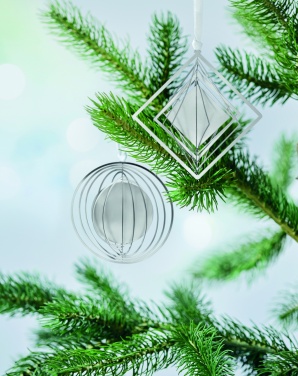 Logo trade business gift photo of: Circle decoration with ribbon