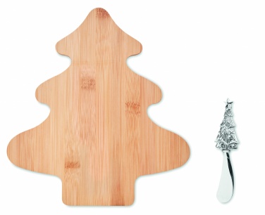 Logo trade promotional merchandise photo of: Cheese board set in bamboo Essen