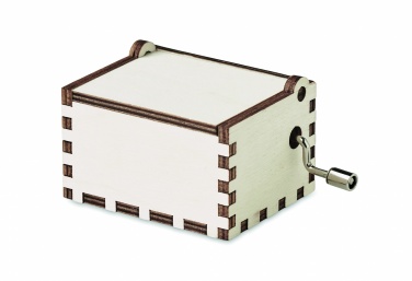 Logotrade promotional item picture of: Wooden Christmas music box