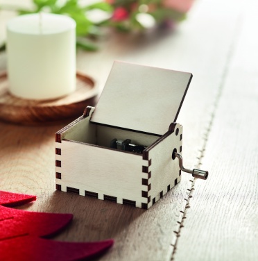 Logotrade corporate gift picture of: Wooden Christmas music box