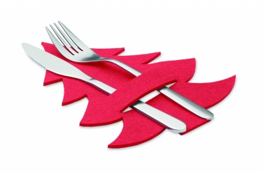 Logo trade promotional gifts picture of: RPET felt cutlery holder set