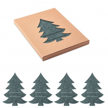 Logo trade corporate gift photo of: RPET felt cutlery holder set